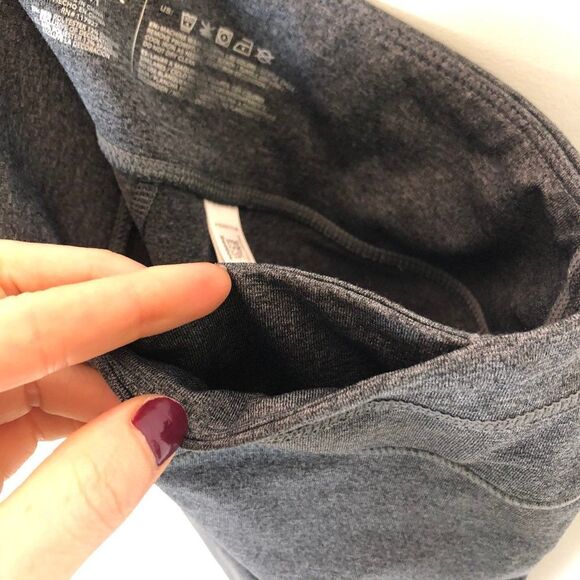 Reebok Gray Fitted Straight Leg Athletic Pants - Picture 6 of 7